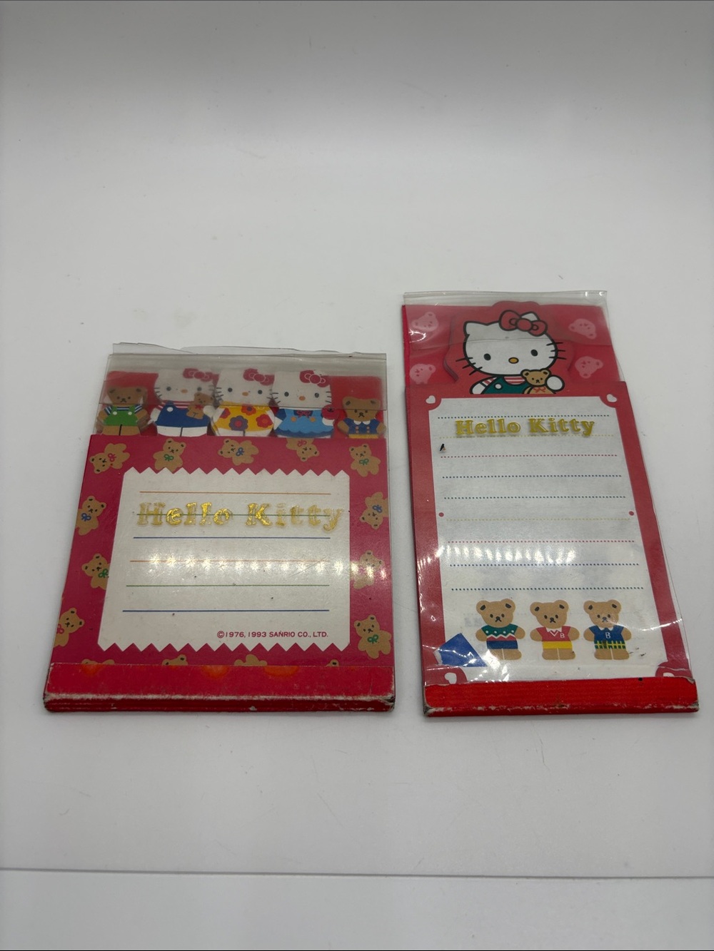 Hello Kitty Sanrio VTG Note Pad Memo Pad 90s